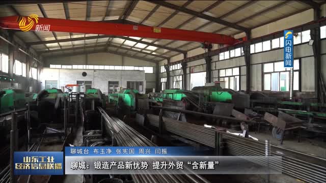 聊城：锻造产品新优势 提升外贸“含新量”